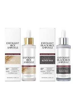 Glow Rice Ampoule Duo - Radiance & Hydration (Black & White)